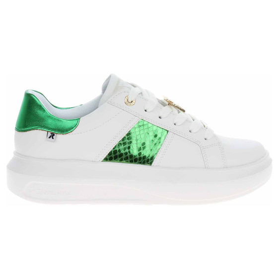 detail Dámska topánky Rieker W1202-81 weiss kombi