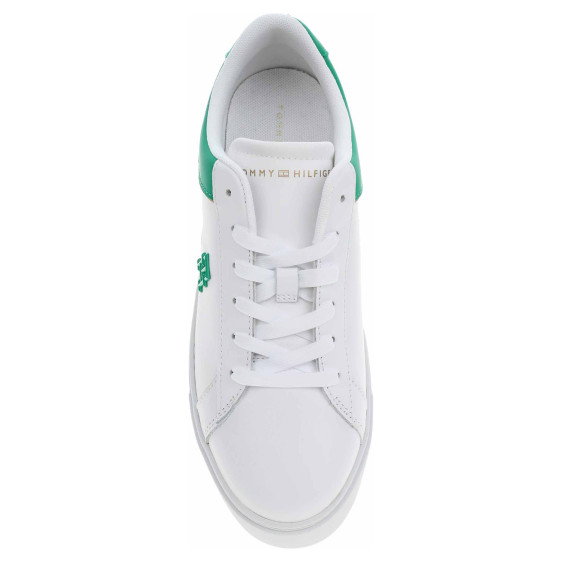 detail Dámska topánky Tommy Hilfiger FW0FW07910 0K4 white-olympic green