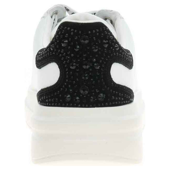 detail Dámska topánky Guess FLTELBLEA12-WHBLK