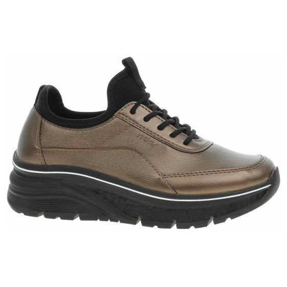 detail Dámska topánky Rieker 48050-90 bronze