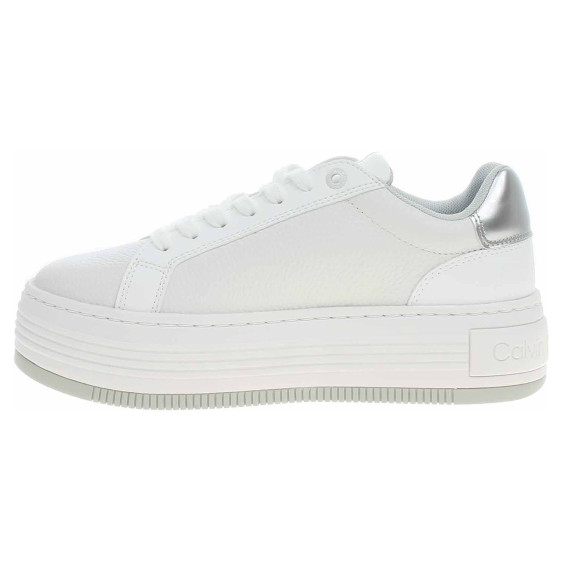 detail Dámska topánky Calvin Klein YW0YW01766 0LI Bright White-Silver