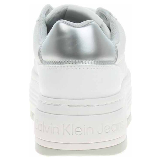 detail Dámska topánky Calvin Klein YW0YW01766 0LI Bright White-Silver