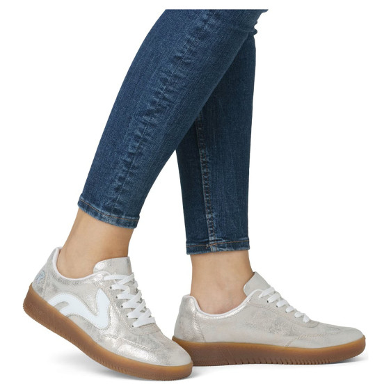 detail Dámska topánky Rieker M5512-41 metallic