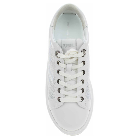 detail Dámska topánky Karl Lagerfeld KL62511F 41W White Lthr-Textile