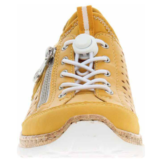 detail Dámska topánky Rieker N42P6-68 gelb