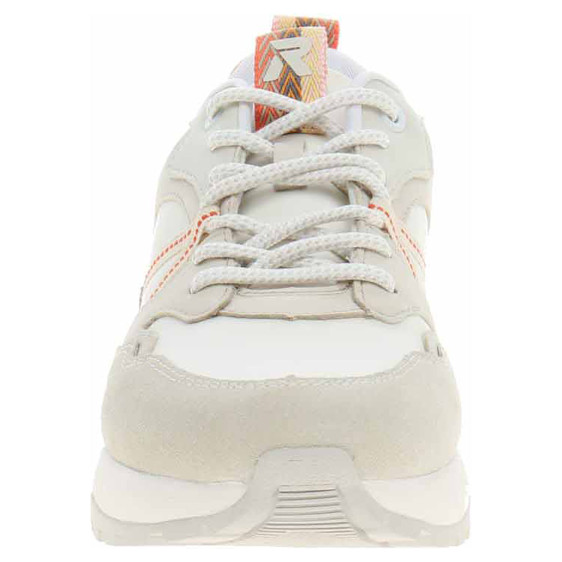 detail Dámska topánky Rieker W2501-80 weiss kombi