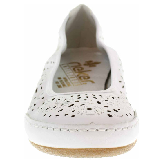 detail Dámske baleriny Rieker 41460-80 weiss