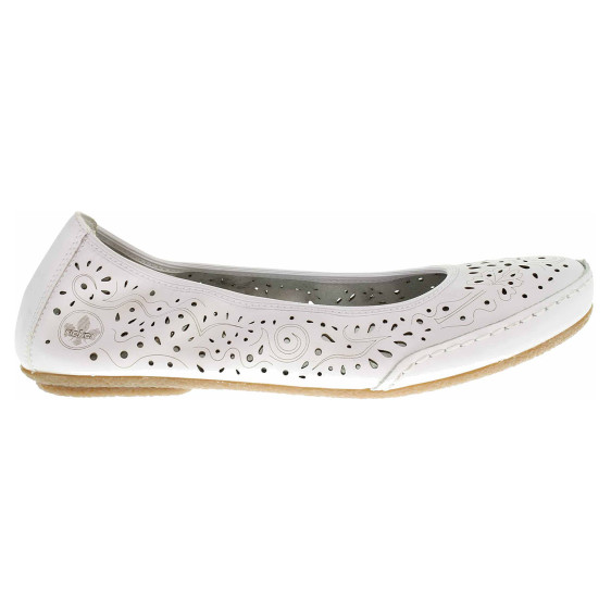 detail Dámske baleriny Rieker 41460-80 weiss