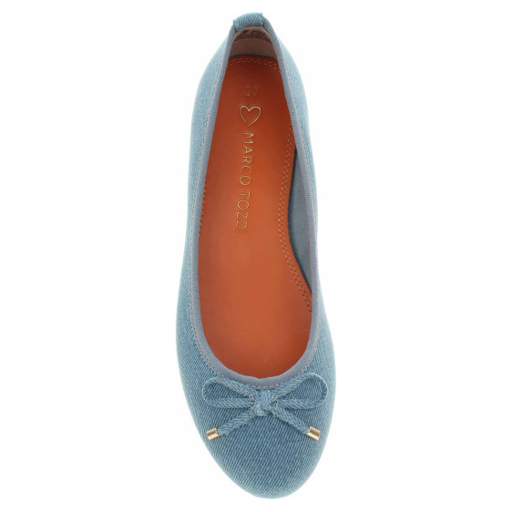 detail Dámske baleriny Marco Tozzi 2-22136-42 lt.blue jeans
