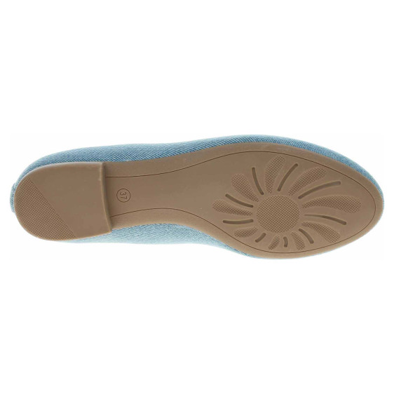 detail Dámske baleriny Marco Tozzi 2-22136-42 lt.blue jeans