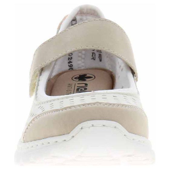 detail Dámske baleriny Rieker L32B5-81 weiss kombi