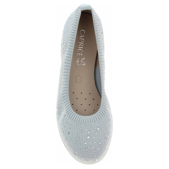 detail Dámske baleriny Caprice 9-22107-42 lt grey knit