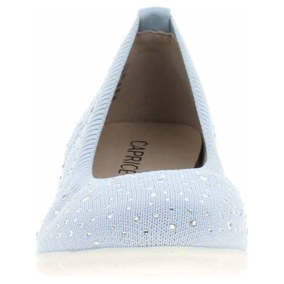 detail Dámske baleriny Caprice 9-22107-42 lt.blue knit