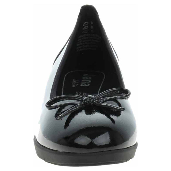 detail Dámske lodičky Jana 8-22162-43 black patent