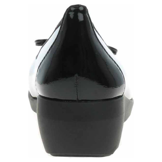 detail Dámske lodičky Jana 8-22162-43 black patent