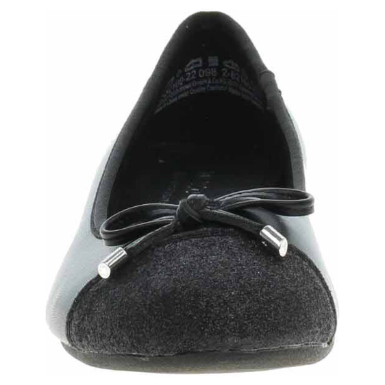 detail Dámske baleriny Marco Tozzi 2-82100-42 black comb