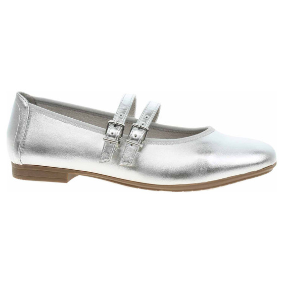detail Dámske baleriny Jana 8-22177-44 silver