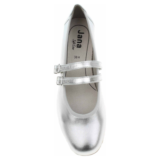 detail Dámske baleriny Jana 8-22177-44 silver