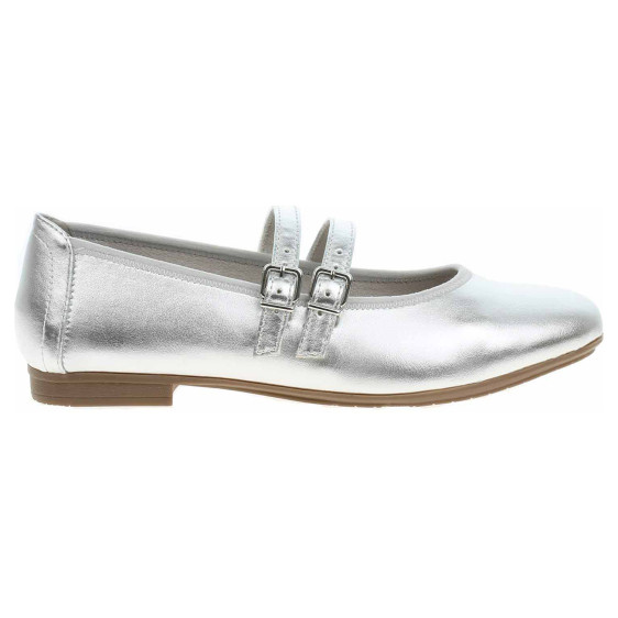 detail Dámske baleriny Jana 8-22177-44 silver