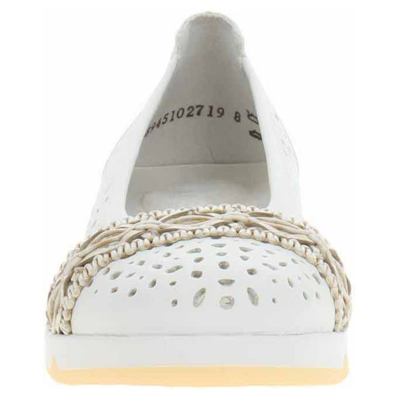 detail Dámske baleriny Rieker L3062-80 weiss