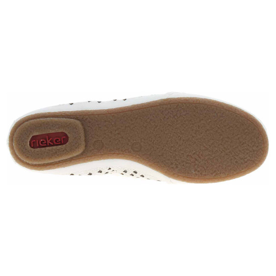 detail Dámske baleriny Rieker 41489-80 weiss