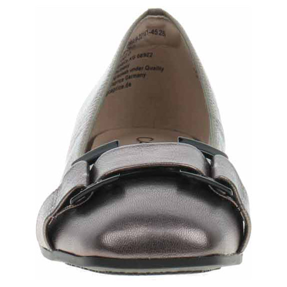 detail Dámske baleriny Caprice 9-22101-45 dk grey metall