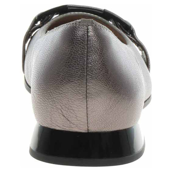 detail Dámske baleriny Caprice 9-22101-45 dk grey metall