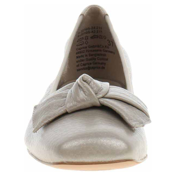 detail Dámske baleriny Caprice 9-22105-42 stone per.deer