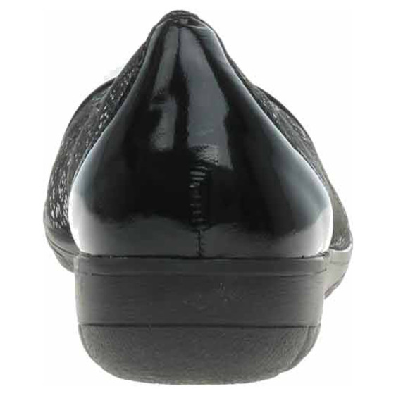 detail Dámske baleriny Caprice 9-22103-41 black comb