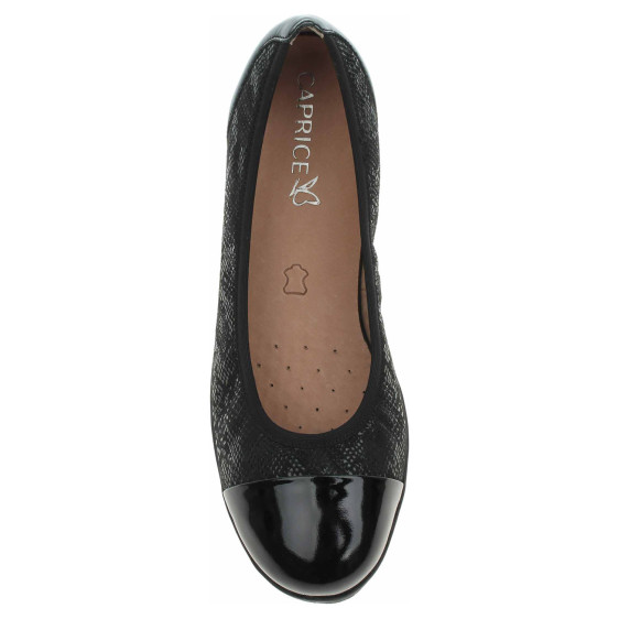 detail Dámske baleriny Caprice 9-22103-41 black comb