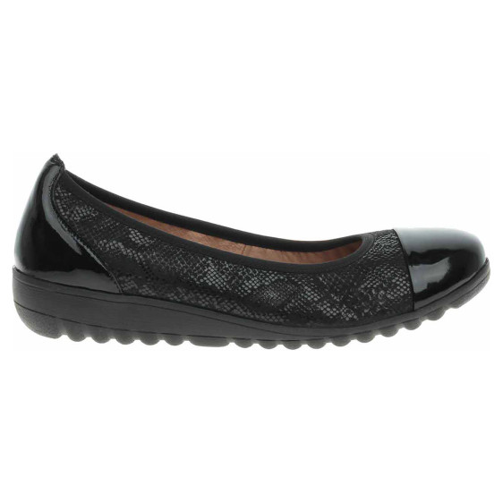 detail Dámske baleriny Caprice 9-22103-41 black comb