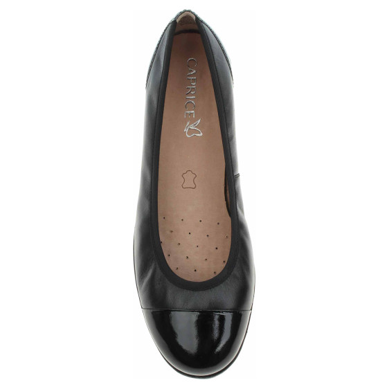 detail Dámske baleriny Caprice 9-22103-41 black nappa co