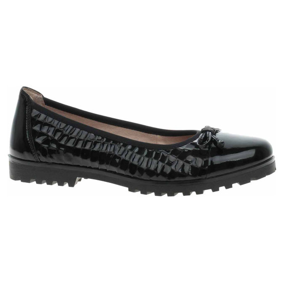 detail Dámske baleriny Caprice 9-22150-45 black croco