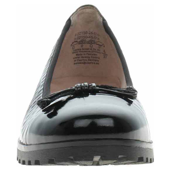 detail Dámske baleriny Caprice 9-22150-45 black croco