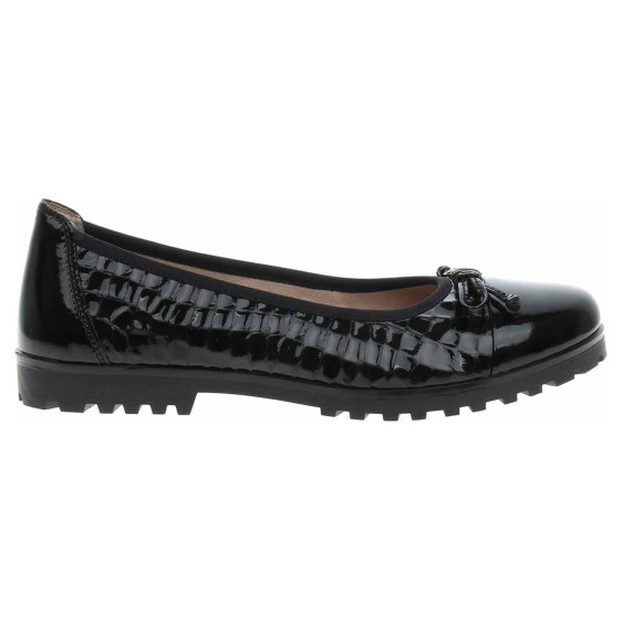 detail Dámske baleriny Caprice 9-22150-45 black croco