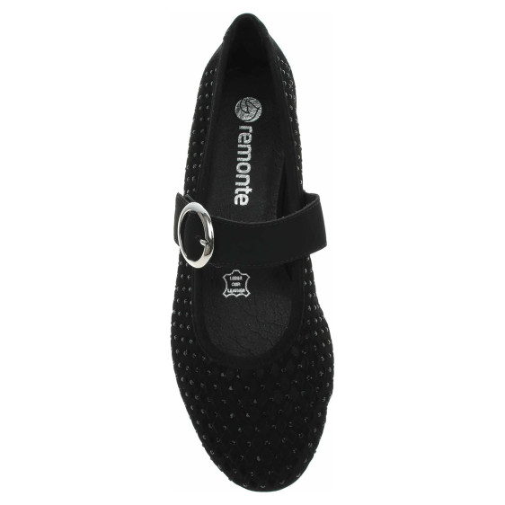 detail Dámske baleriny Remonte D0K18-02 schwarz