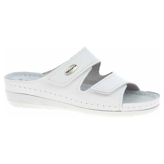 detail Dámske papuče Tamaris 1-27510-41 white leather