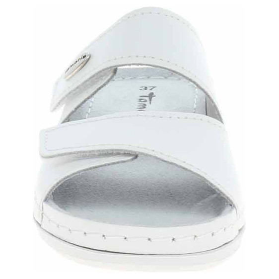 detail Dámske papuče Tamaris 1-27510-41 white leather