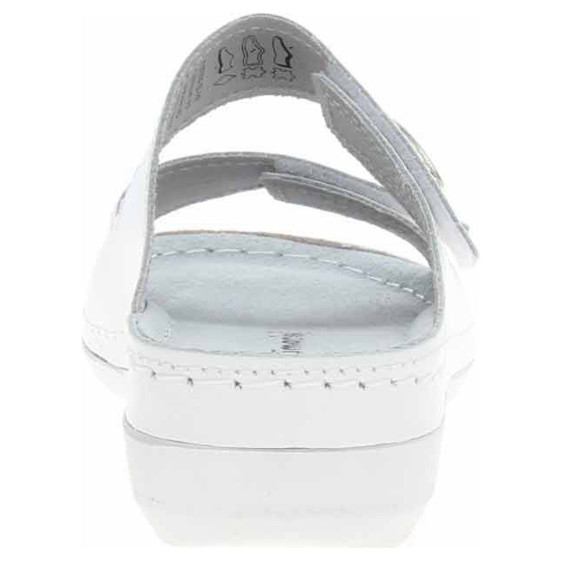 detail Dámske papuče Tamaris 1-27510-41 white leather