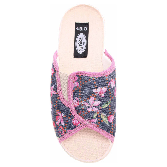 detail Dámske domáce papuče Rogallo 7101-018 modrá