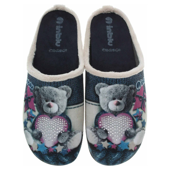 detail Dámske domáce papuče Inblu 155D210 modrá