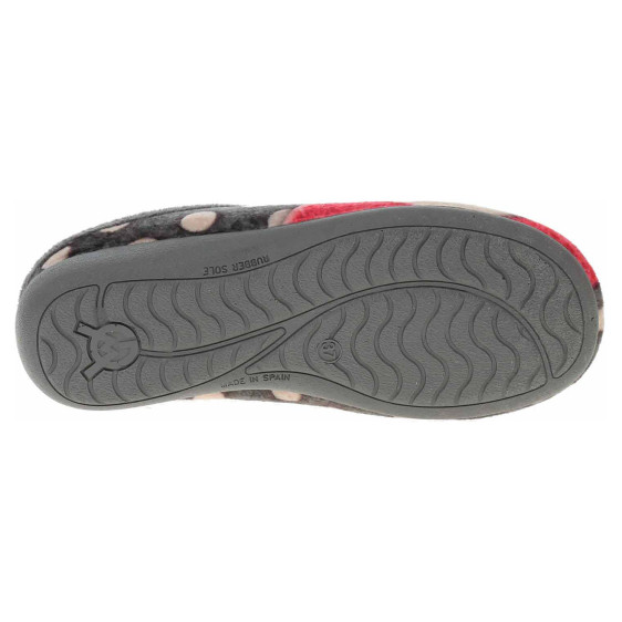 detail Dámske domáce papuče Medi Line 5145-023 gris