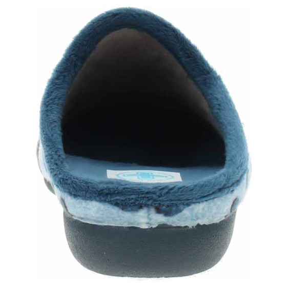 detail Dámske domáce papuče Medi Line 5170-023 azul barca
