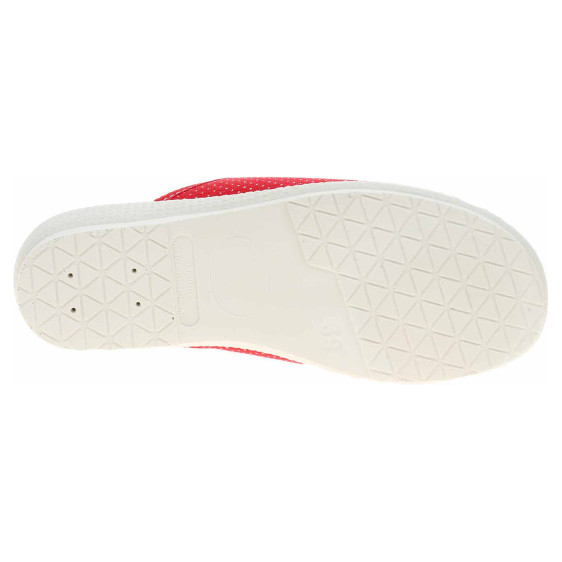 detail Dámske domáce papuče Rogallo 7101-022 červená