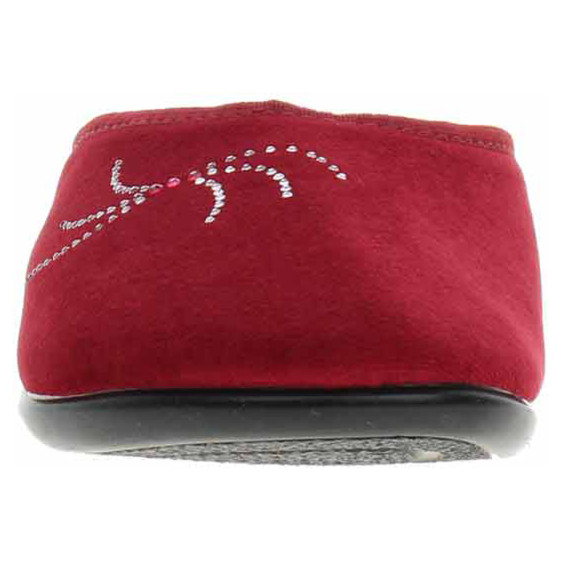 detail Dámske domáce papuče Rogallo 27893 vínová