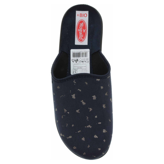 detail Dámske domáce papuče Rogallo 29215 modrá