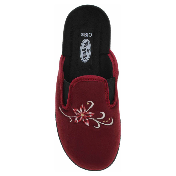 detail Dámske domáce papuče Rogallo 3361-003 bordo