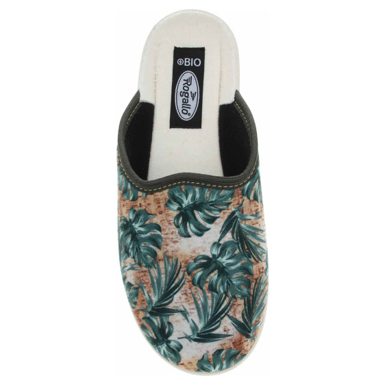 detail Dámske domáce papuče Rogallo 3100-048 zelená