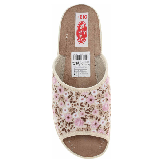 detail Dámske domáce papuče Rogallo 29453 růžová