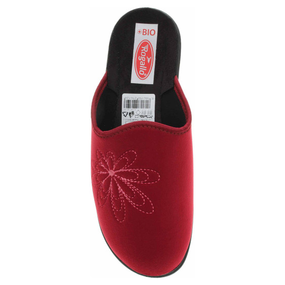 detail Dámske domáce papuče Rogallo 29612 vínová